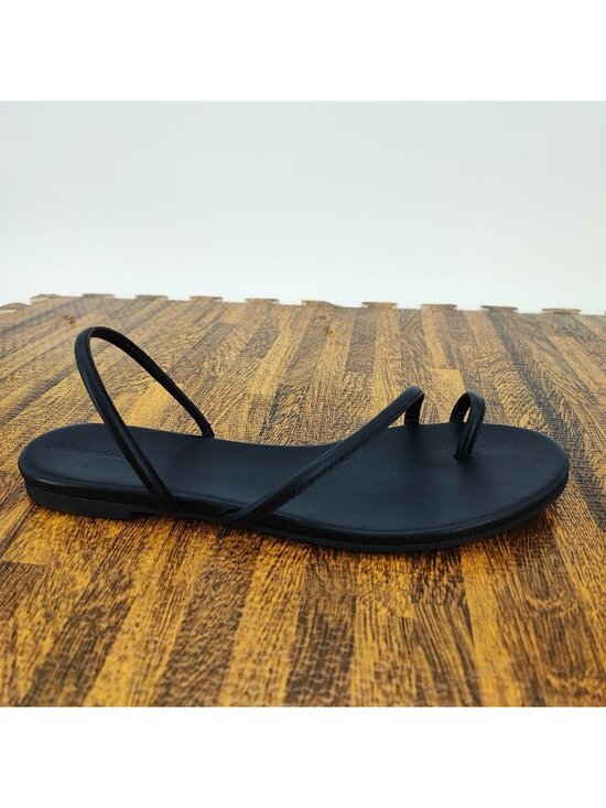Reformation Shoes - Reformation Ludo Women’s 7.5 US Sandals Leather Black Minimalist Strappy